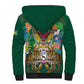 Personalized Guyana 60th Independence Day Sherpa Hoodie Diamond Jubilee