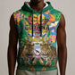 Personalized Guyana 60th Independence Day Sleeveless Hoodie Diamond Jubilee