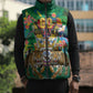 Personalized Guyana 60th Independence Day Sleeveless Puffer Jacket Diamond Jubilee