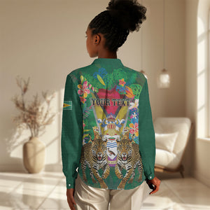 Personalized Guyana 60th Independence Day Women Casual Shirt Diamond Jubilee