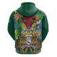 Personalized Guyana 60th Independence Day Zip Hoodie Diamond Jubilee