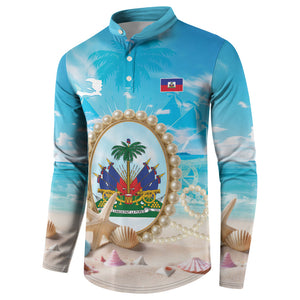 Personalized Haiti The Pearl Of Antilles Button Sweatshirt Summer Aesthetic Vibe