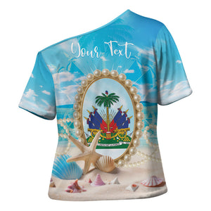 Personalized Haiti The Pearl Of Antilles Cross Shoulder Shirt Summer Aesthetic Vibe