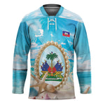 Personalized Haiti The Pearl Of Antilles Hockey Jersey Summer Aesthetic Vibe
