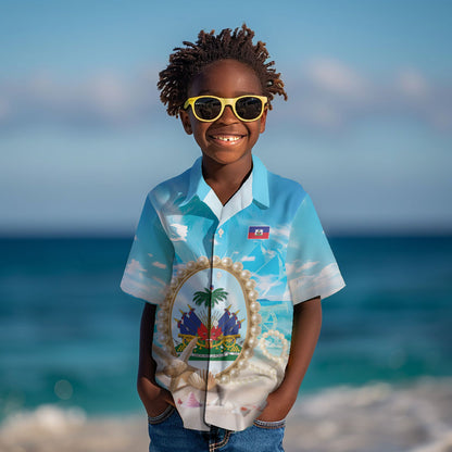 Personalized Haiti The Pearl Of Antilles Kid Hawaiian Shirt Summer Aesthetic Vibe