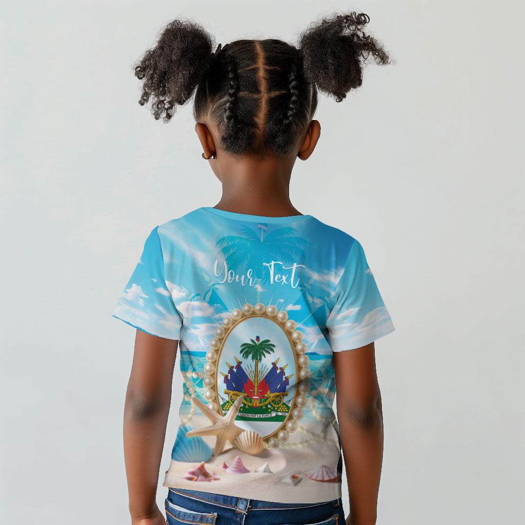 Personalized Haiti The Pearl Of Antilles Kid T shirt Summer Aesthetic Vibe