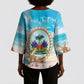Personalized Haiti The Pearl Of Antilles Kimono Sleeve Blouse Summer Aesthetic Vibe