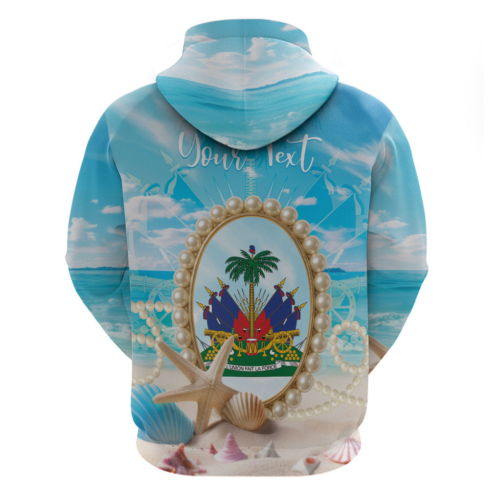 Personalized Haiti The Pearl Of Antilles Zip Hoodie Summer Aesthetic Vibe