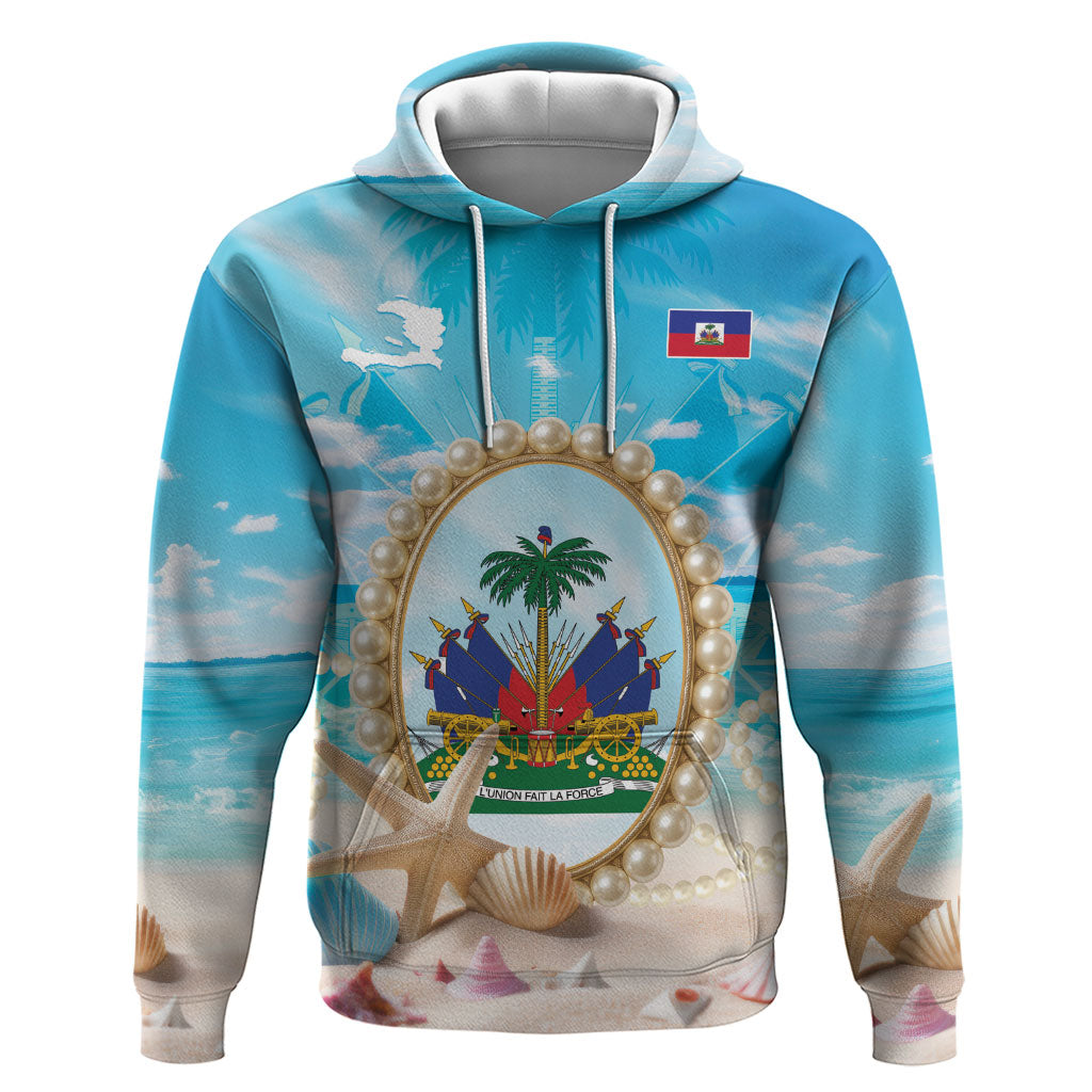 Personalized Haiti The Pearl Of Antilles Zip Hoodie Summer Aesthetic Vibe