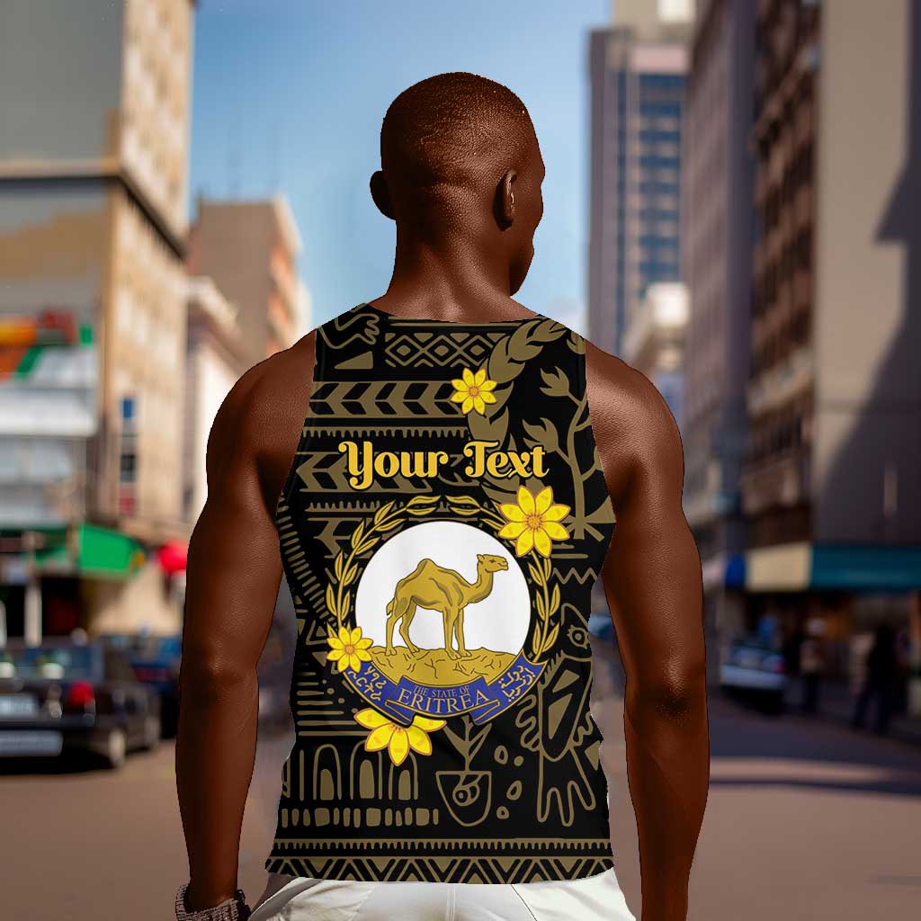 Enkutatash Eritrea New Year Men Tank Top Eritrean Camel African Pattern