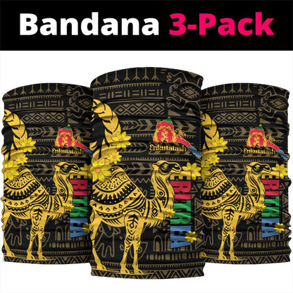 Enkutatash Eritrea New Year Neck Gaiter Eritrean Camel African Pattern - African Pride