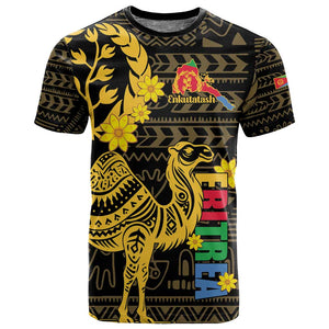 Enkutatash Eritrea New Year T shirt Eritrean Camel African Pattern