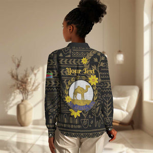 Enkutatash Eritrea New Year Women Casual Shirt Eritrean Camel African Pattern LT01