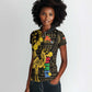 Enkutatash Eritrea New Year Women Polo Shirt Eritrean Camel African Pattern