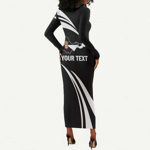 Ceuta Day Long Sleeve Bodycon Dress Dia de Ceuta 2024 LT01