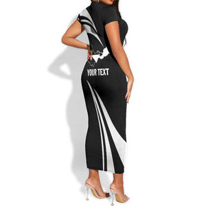 Ceuta Day Short Sleeve Bodycon Dress Dia de Ceuta 2024 LT01