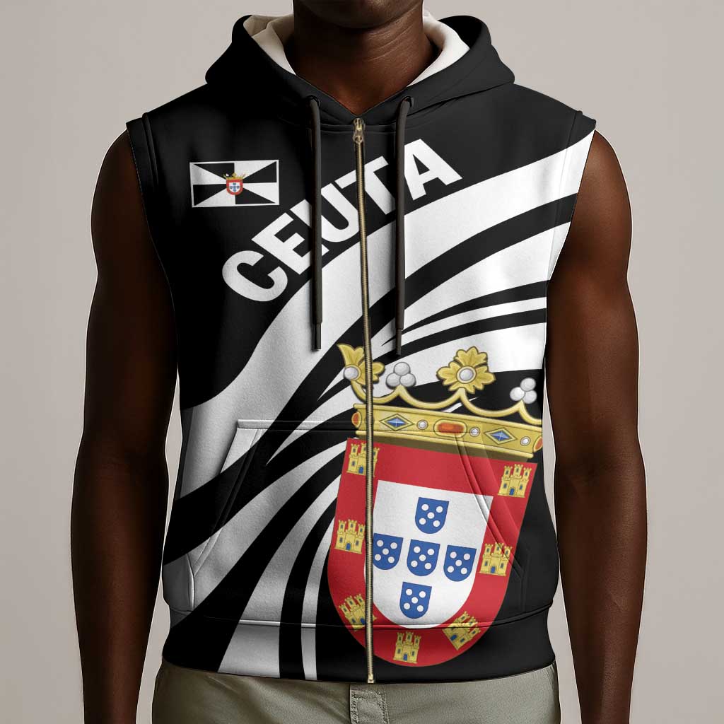 Ceuta Day Sleeveless Zip Hoodie Dia de Ceuta 2024 - African Pride