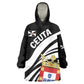 Ceuta Day Wearable Blanket Hoodie Dia de Ceuta 2024
