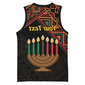 Personalized African Happy Kwanzaa Basketball Jersey - African Pride