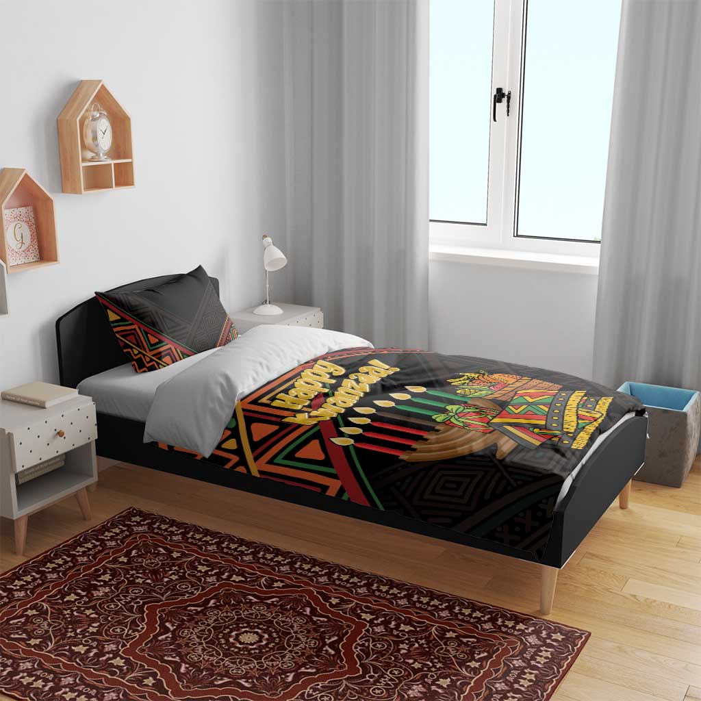 African Happy Kwanzaa Bedding Set