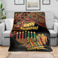 African Happy Kwanzaa Blanket