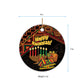 African Happy Kwanzaa Ceramic Ornament
