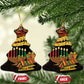 African Happy Kwanzaa Ceramic Ornament