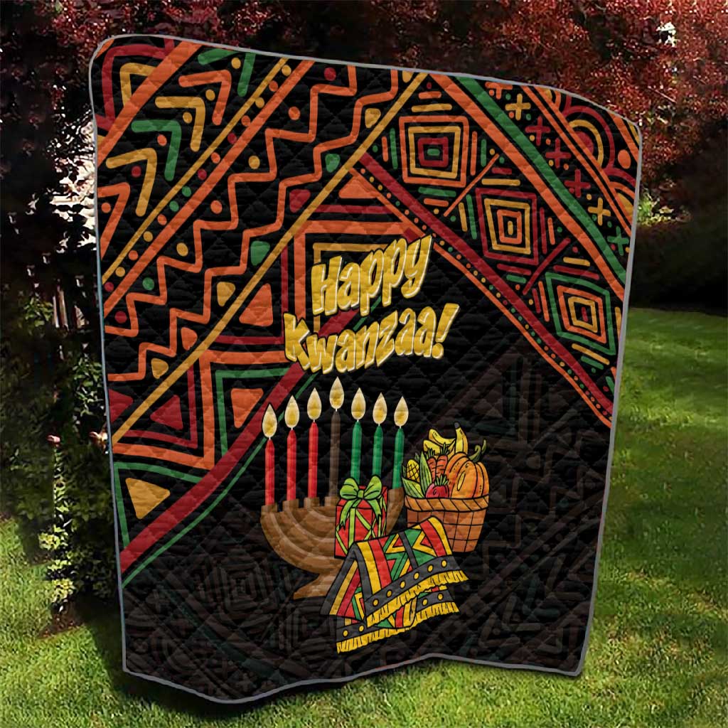 African Happy Kwanzaa Quilt
