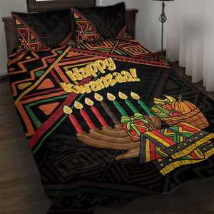African Happy Kwanzaa Quilt Bed Set