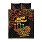 African Happy Kwanzaa Quilt Bed Set