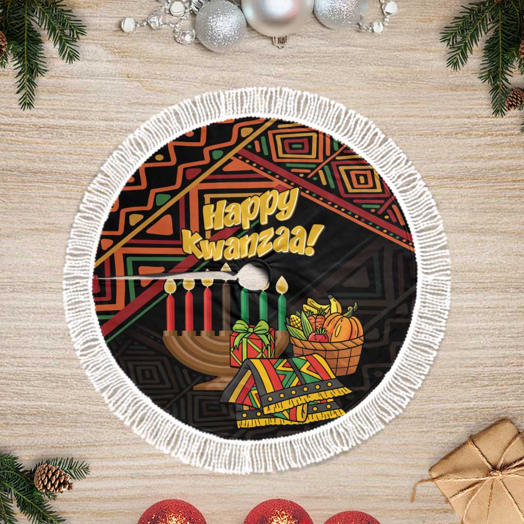 African Happy Kwanzaa Tree Skirt