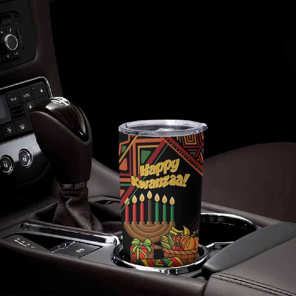 Personalized African Happy Kwanzaa Tumbler Cup