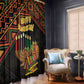 African Happy Kwanzaa Window Curtain