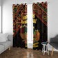 African Happy Kwanzaa Window Curtain
