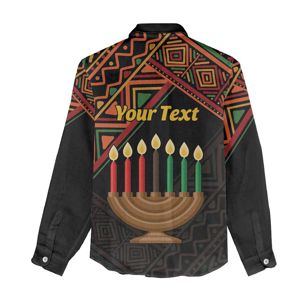Personalized African Happy Kwanzaa Women Casual Shirt LT01