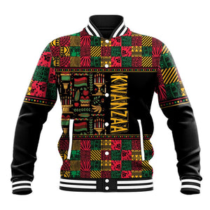 Kwanzaa African Pattern Baseball Jacket