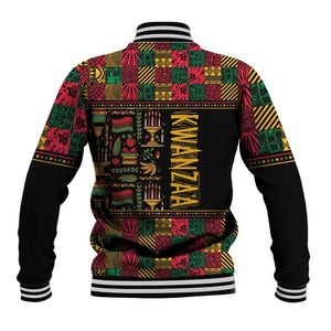 Kwanzaa African Pattern Baseball Jacket