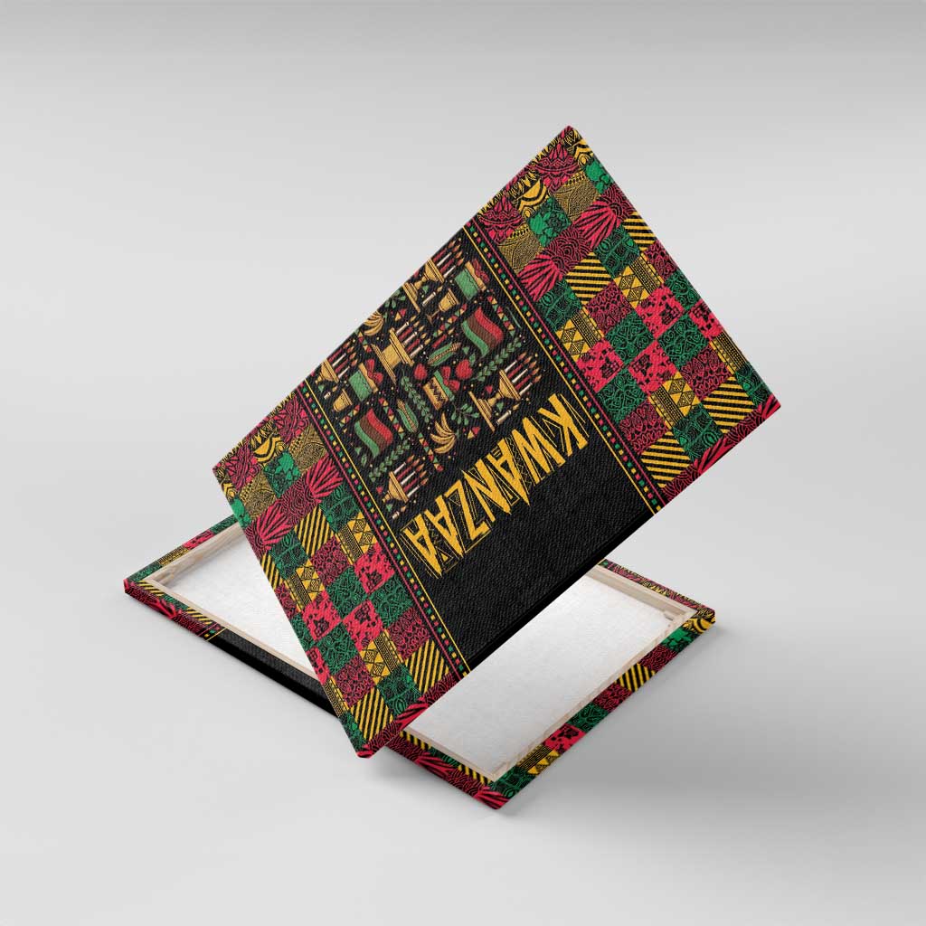 Kwanzaa African Pattern Canvas Wall Art