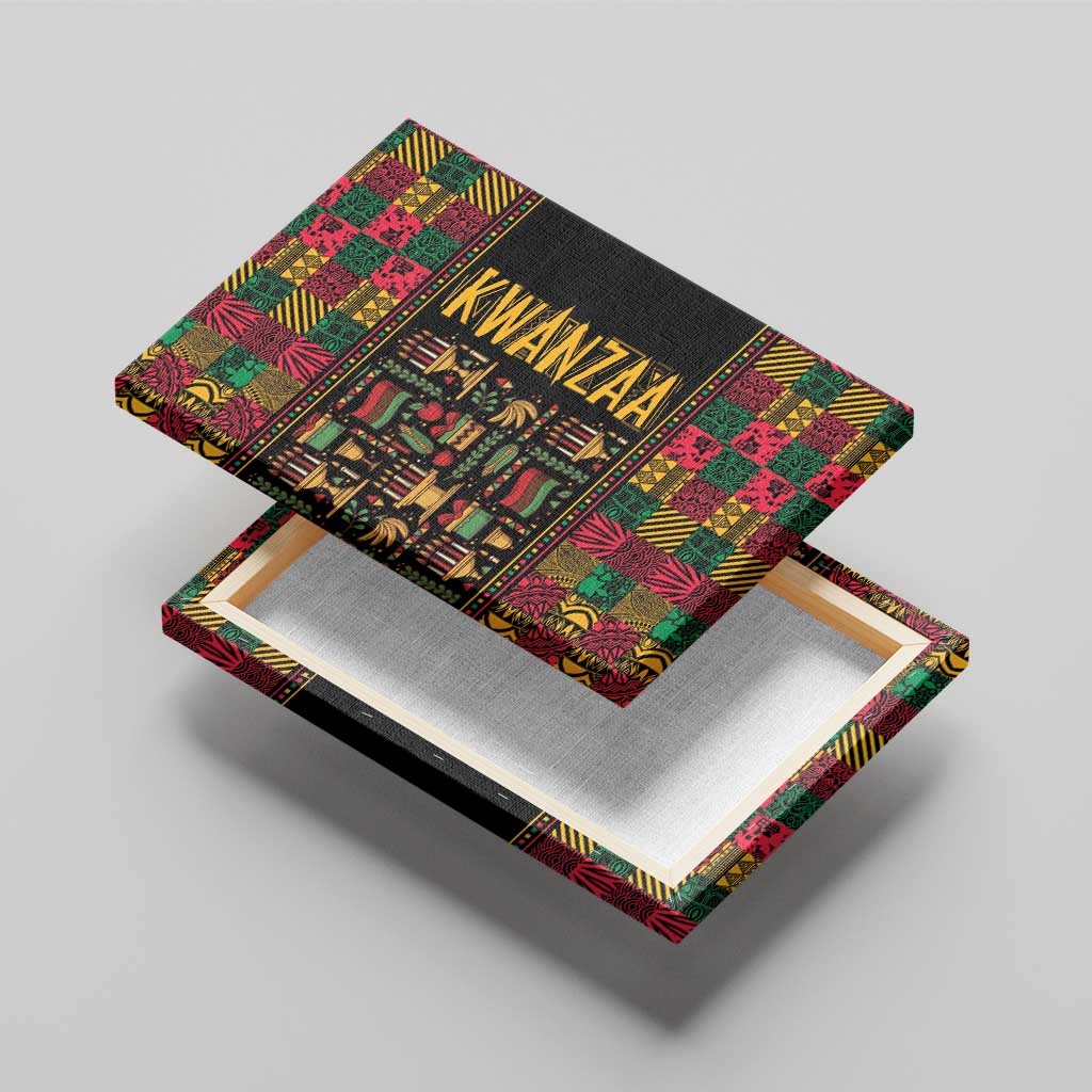 Kwanzaa African Pattern Canvas Wall Art