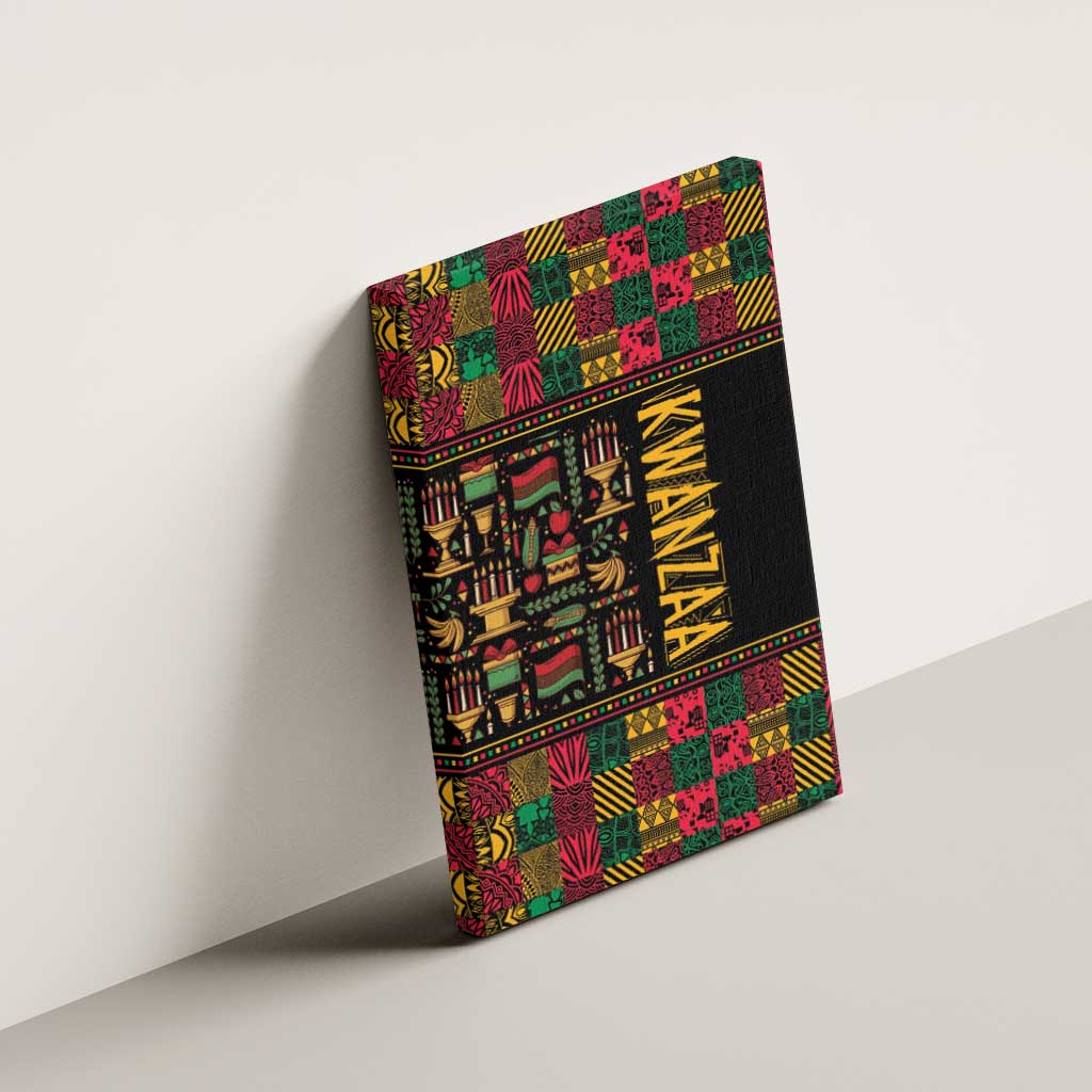 Kwanzaa African Pattern Canvas Wall Art