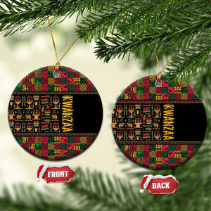 Kwanzaa African Pattern Ceramic Ornament