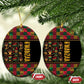 Kwanzaa African Pattern Ceramic Ornament