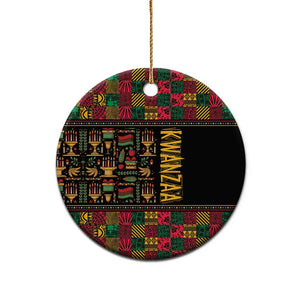 Kwanzaa African Pattern Ceramic Ornament