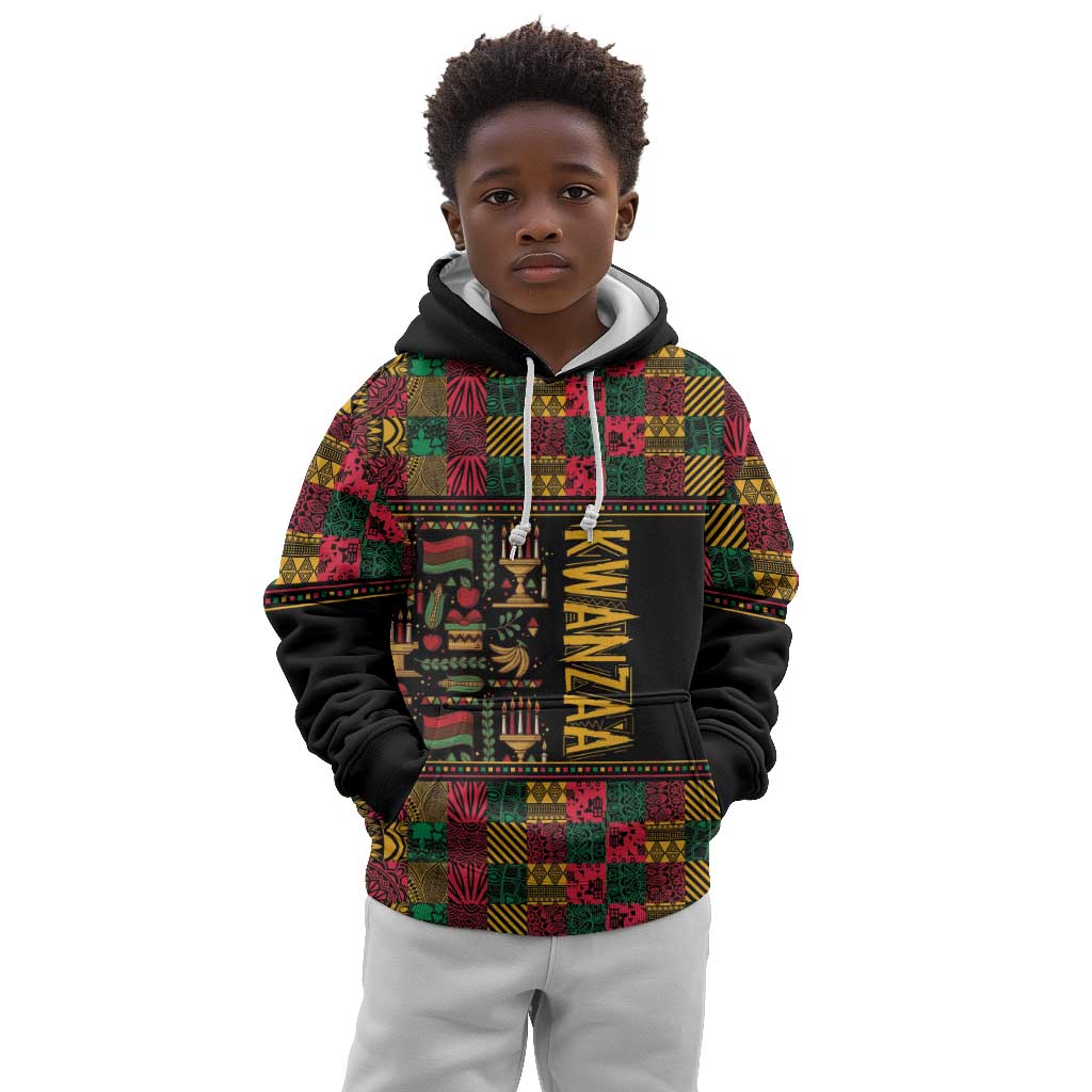 Kwanzaa African Pattern Kid Hoodie