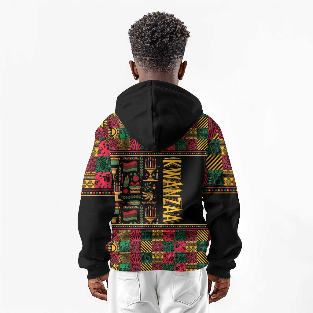 Kwanzaa African Pattern Kid Hoodie