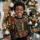 Kwanzaa African Pattern Kid Ugly Christmas Sweater