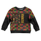 Kwanzaa African Pattern Kid Ugly Christmas Sweater