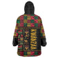 Kwanzaa African Pattern Kid Wearable Blanket Hoodie