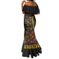 Kwanzaa African Pattern Mermaid Dress