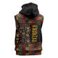 Kwanzaa African Pattern Sleeveless Zip Hoodie - African Pride